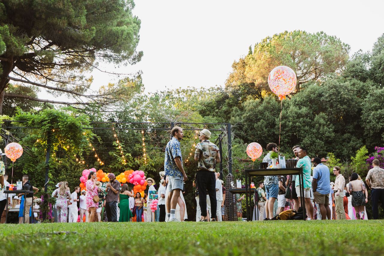 Escena del evento ADP Summer Party Cuban en Barcelona — producción Bacus Events