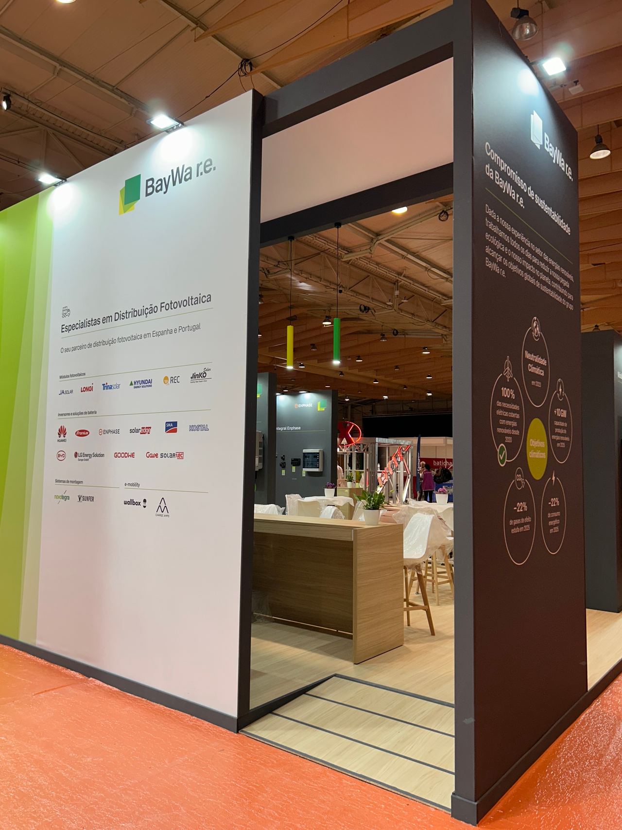 Escena de l'esdeveniment BAYWA Stand Genera a Madrid — producció Bacus Events