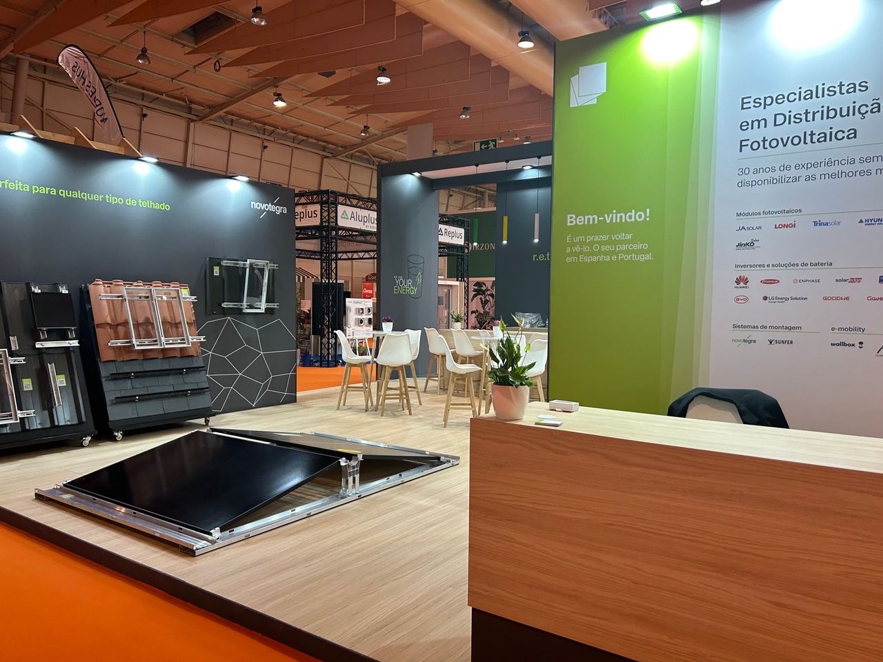 Escena de l'esdeveniment BAYWA Stand Genera a Madrid — producció Bacus Events