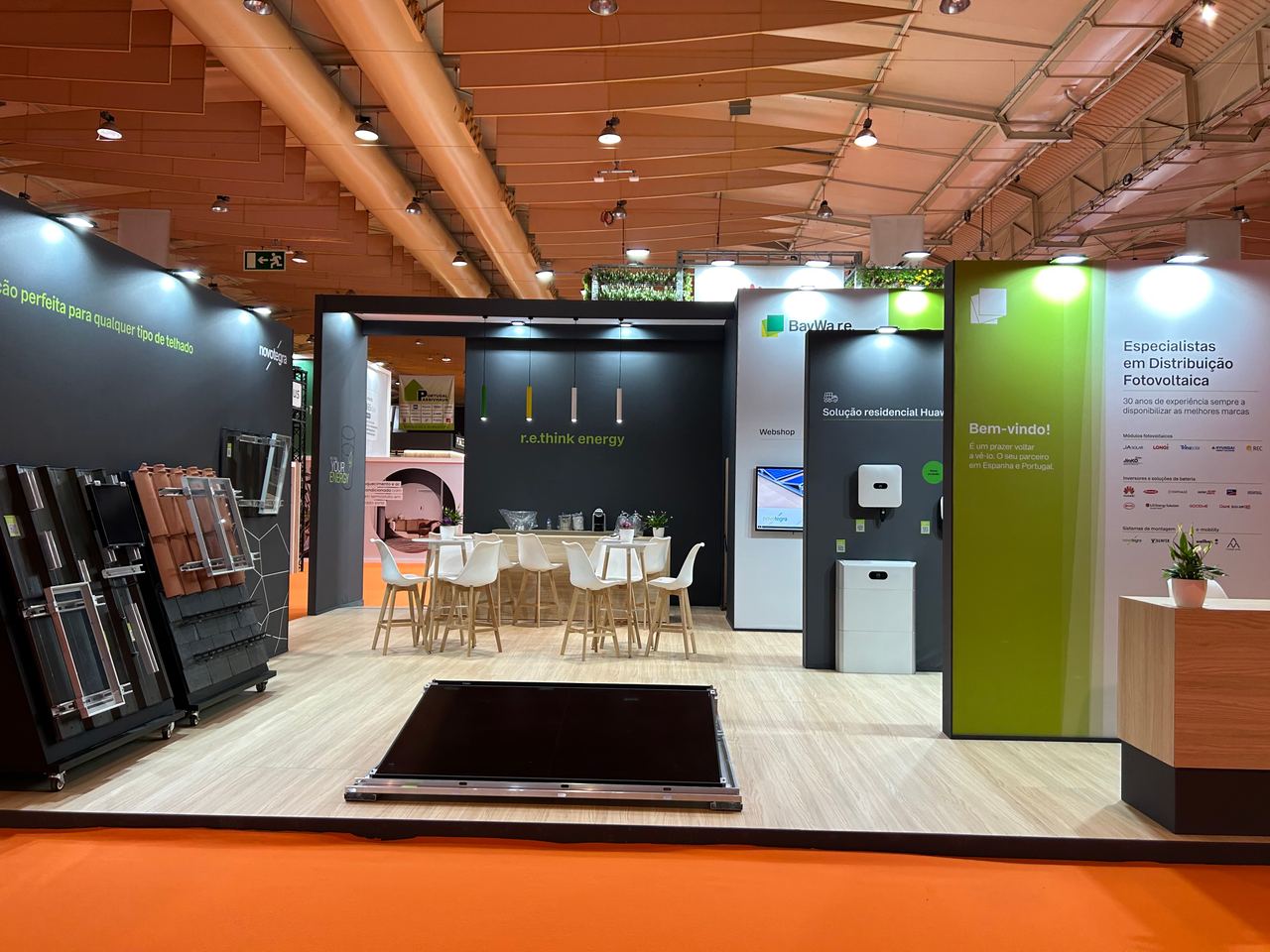 Escena de l'esdeveniment BAYWA Stand Genera a Madrid — producció Bacus Events