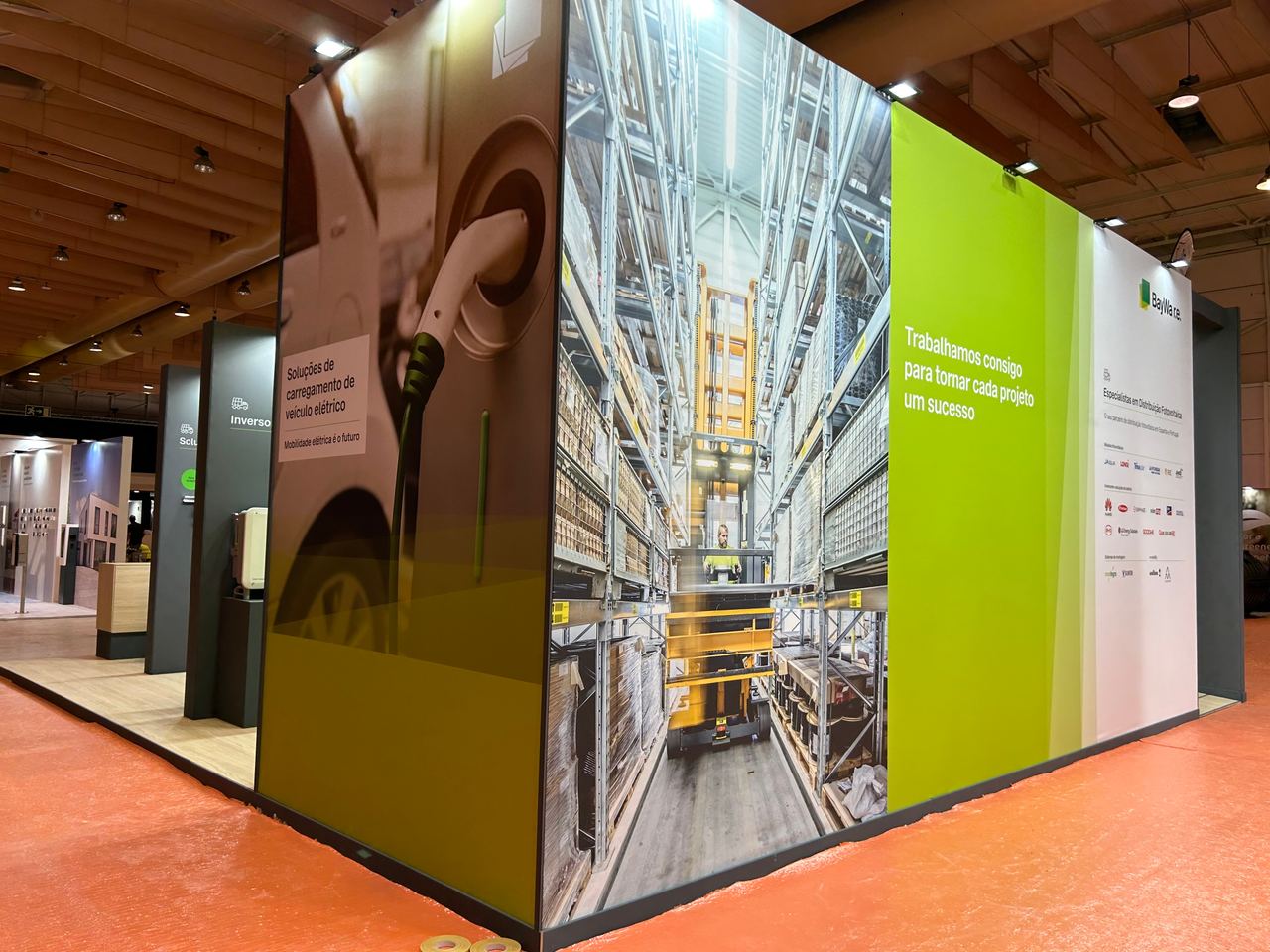 Escena de l'esdeveniment BAYWA Stand Genera a Madrid — producció Bacus Events