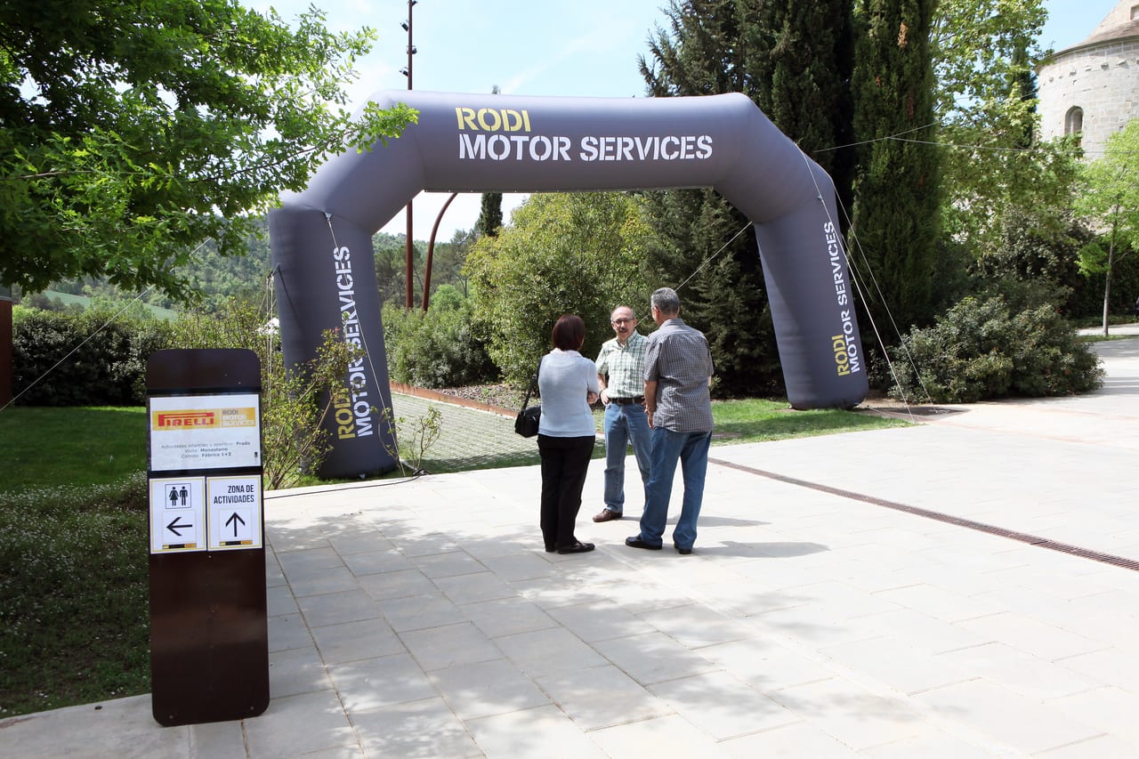 Escena de l'esdeveniment Pirelli Family Day a Barcelona — producció Bacus Events
