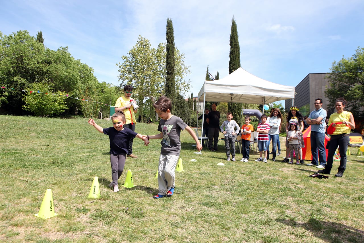 Escena de l'esdeveniment Pirelli Family Day a Barcelona — producció Bacus Events