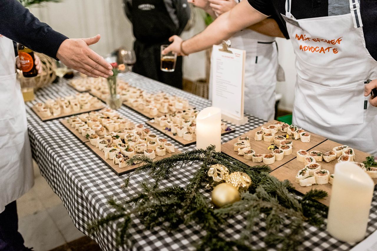 Escena de l'esdeveniment Isdin Team Building MasterChef a Barcelona — producció Bacus Events