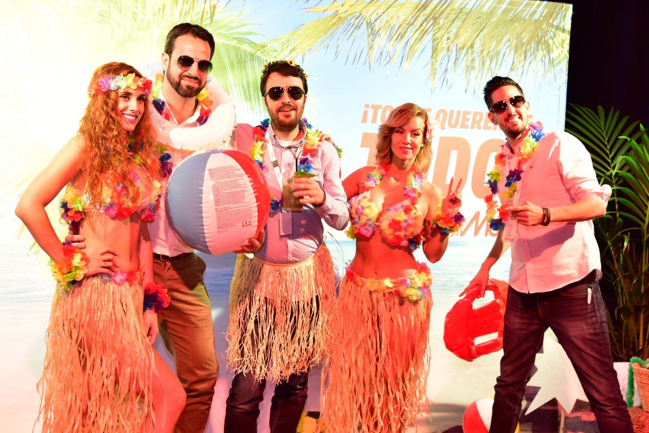 Escena de l'esdeveniment MediaMarkt Todos Queremos Todo a Barcelona — producció Bacus Events