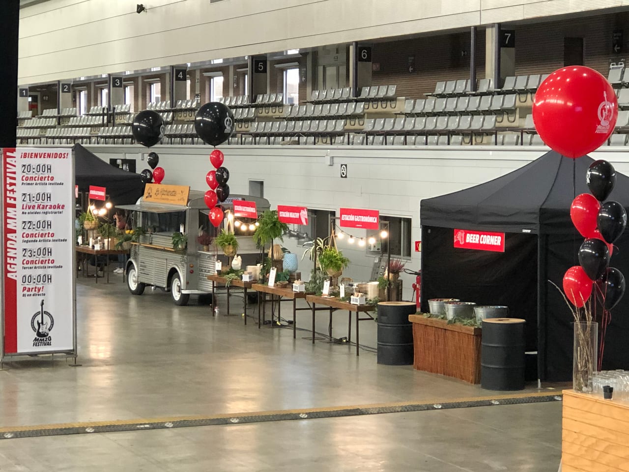 Escena de l'esdeveniment MediaMarkt Festival a Barcelona — producció Bacus Events