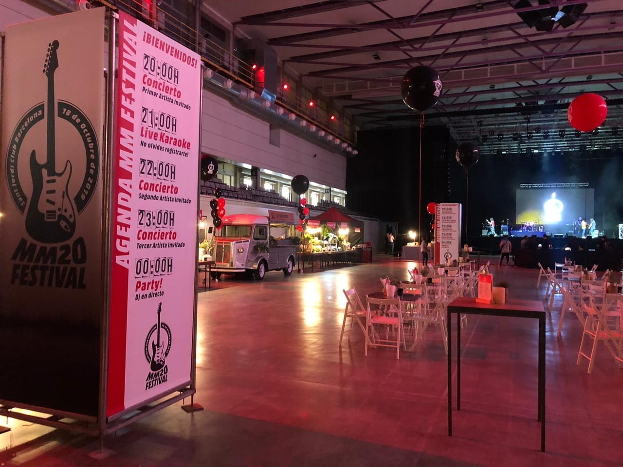 Escena de l'esdeveniment MediaMarkt Festival a Barcelona — producció Bacus Events