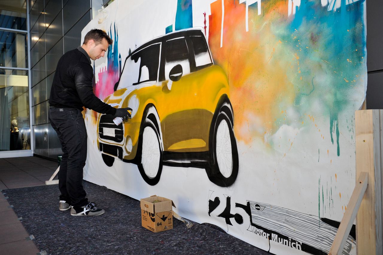 Llançament del nou MINI per a Motor Munich a Barcelona — producció Bacus Events