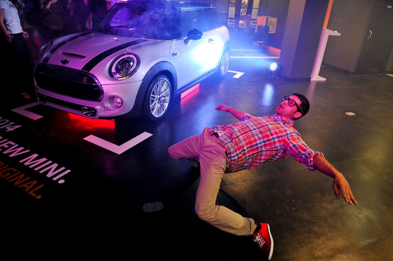 Producció audiovisual del llançament del MINI a Barcelona 2014 — Bacus Events