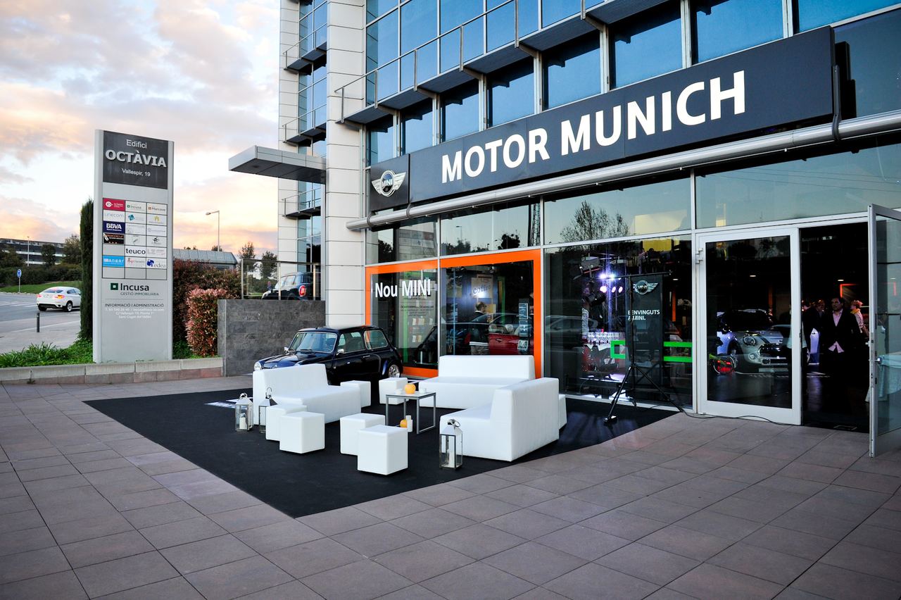 Esdeveniment Motor Munich MINI 2014 Barcelona — producció Bacus Events