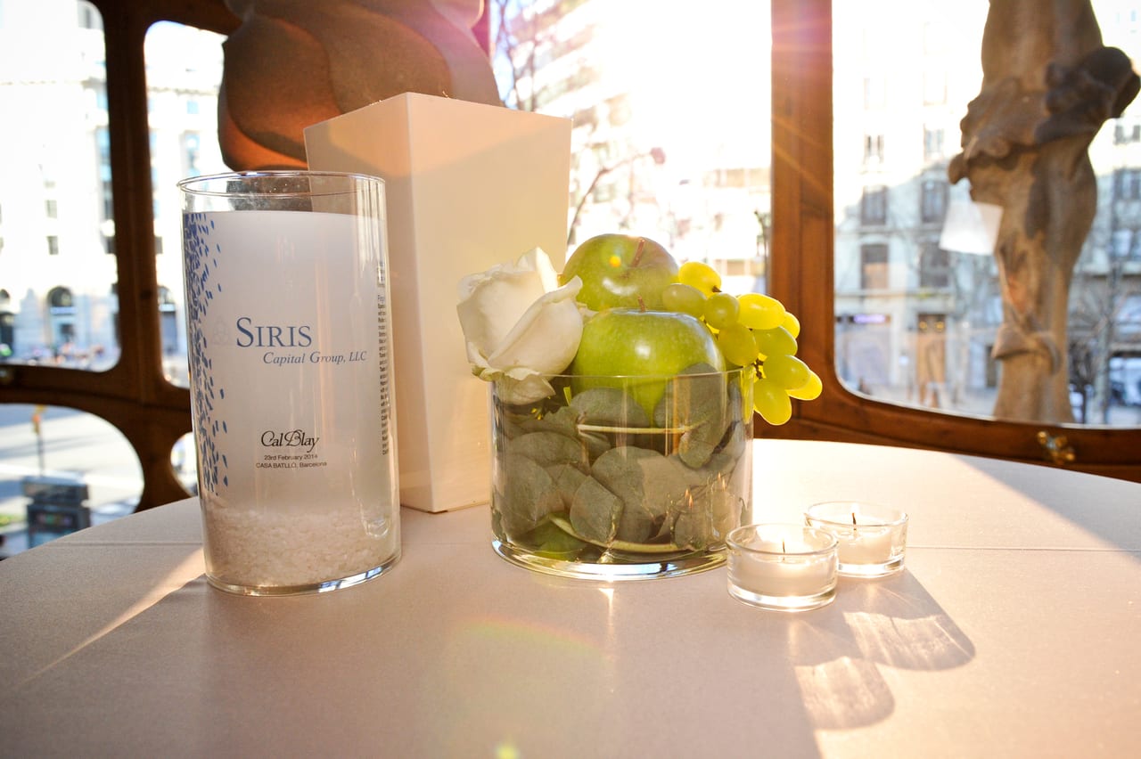 Escena de l'esdeveniment Siris Capital · Wine Tasting Casa Batlló a Barcelona — producció Bacus Events