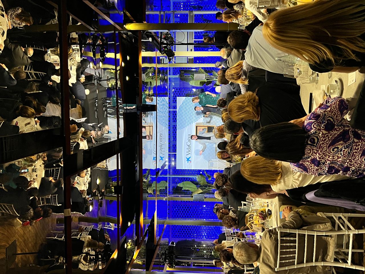 Escena del Sopar de Mediadors VidaCaixa Barcelona — producció Bacus Events