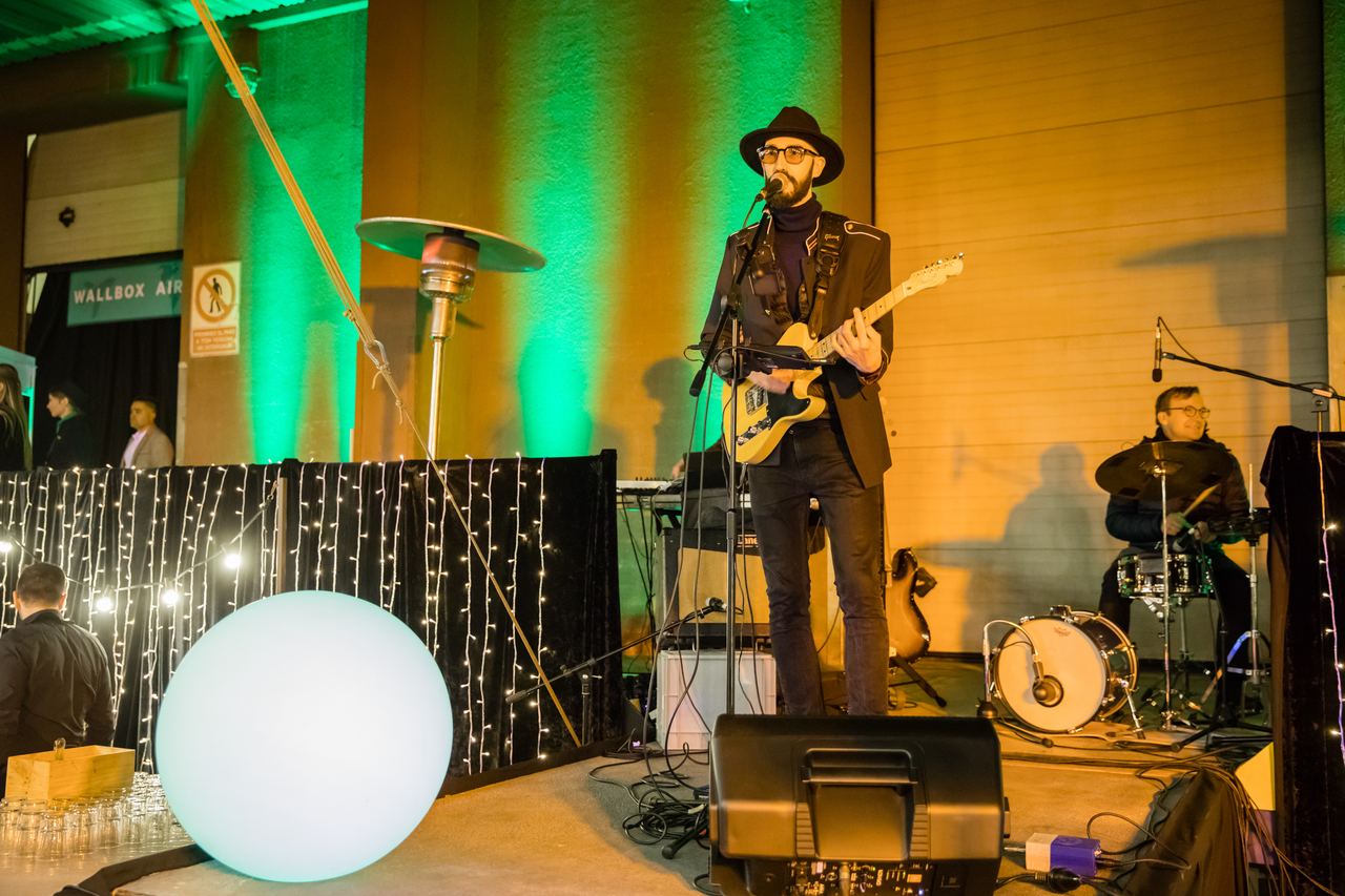 Ambiente del evento Wallbox Airlines 2019 — producción Bacus Events