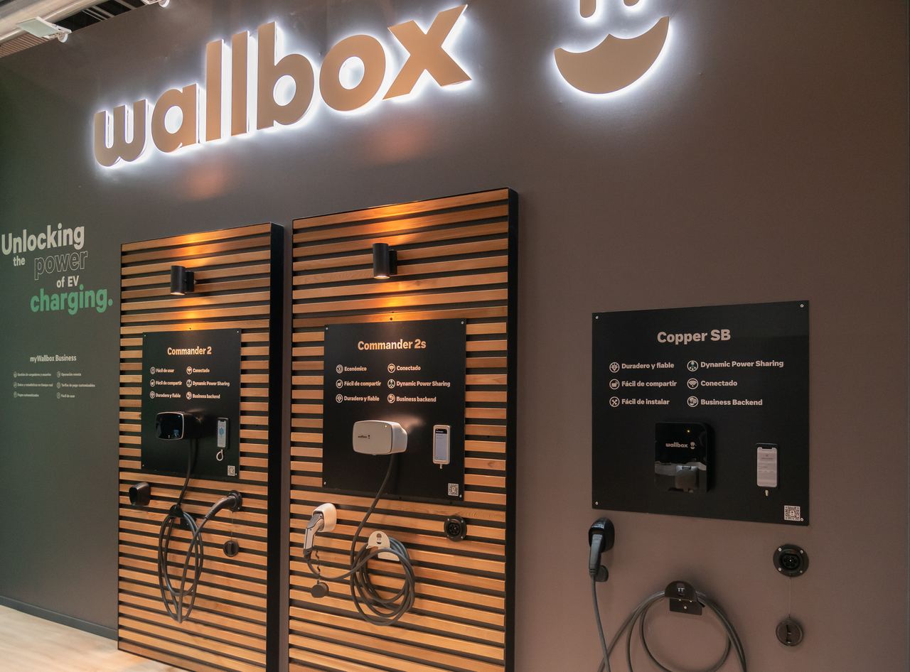 Escena de l'esdeveniment Wallbox Stand Genera a Madrid — producció Bacus Events