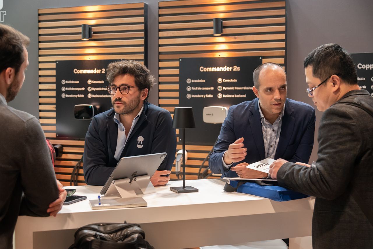 Escena de l'esdeveniment Wallbox Stand Genera a Madrid — producció Bacus Events