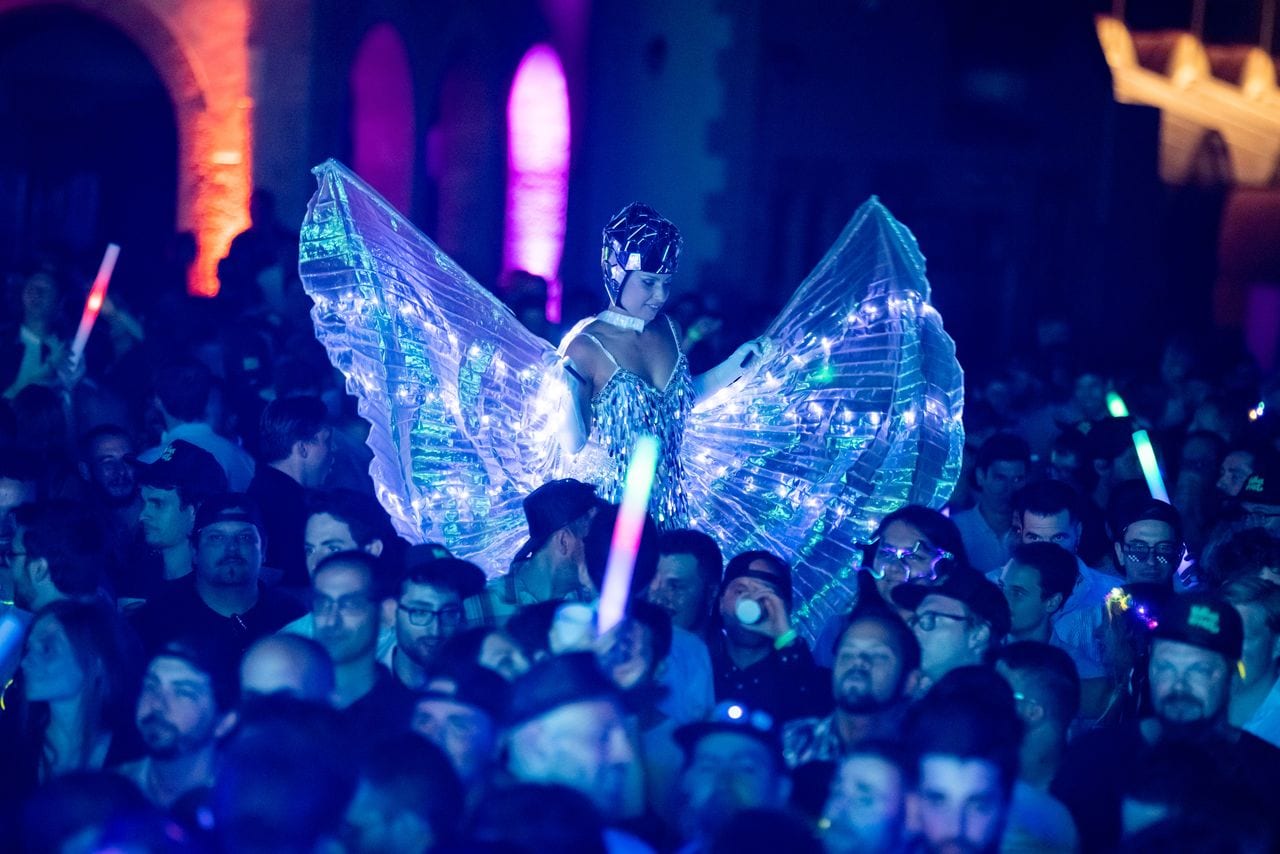 Escena del evento Wallbox Attacks Summer en Barcelona — producción Bacus Events