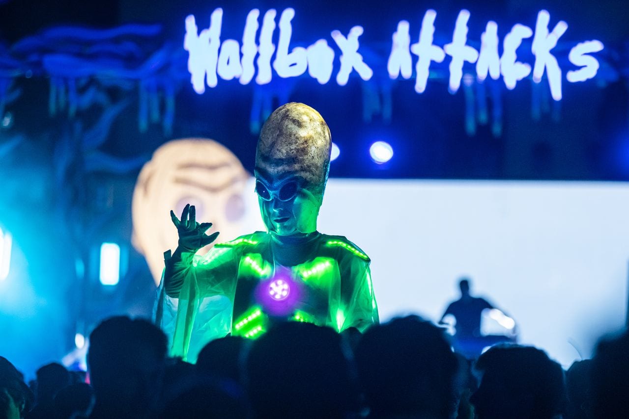 Escena del evento Wallbox Attacks Summer en Barcelona — producción Bacus Events