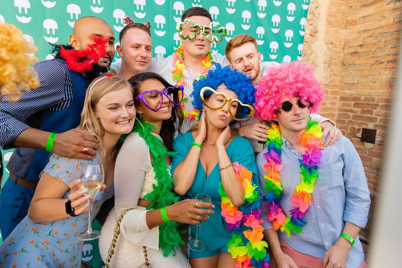 Escena del evento Wallbox Attacks Summer en Barcelona — producción Bacus Events