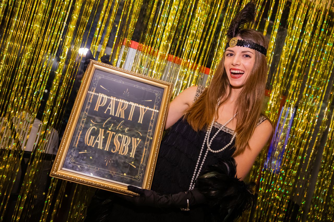 Escena de l'esdeveniment Zeptolab Gala Gatsby a Barcelona — producció Bacus Events