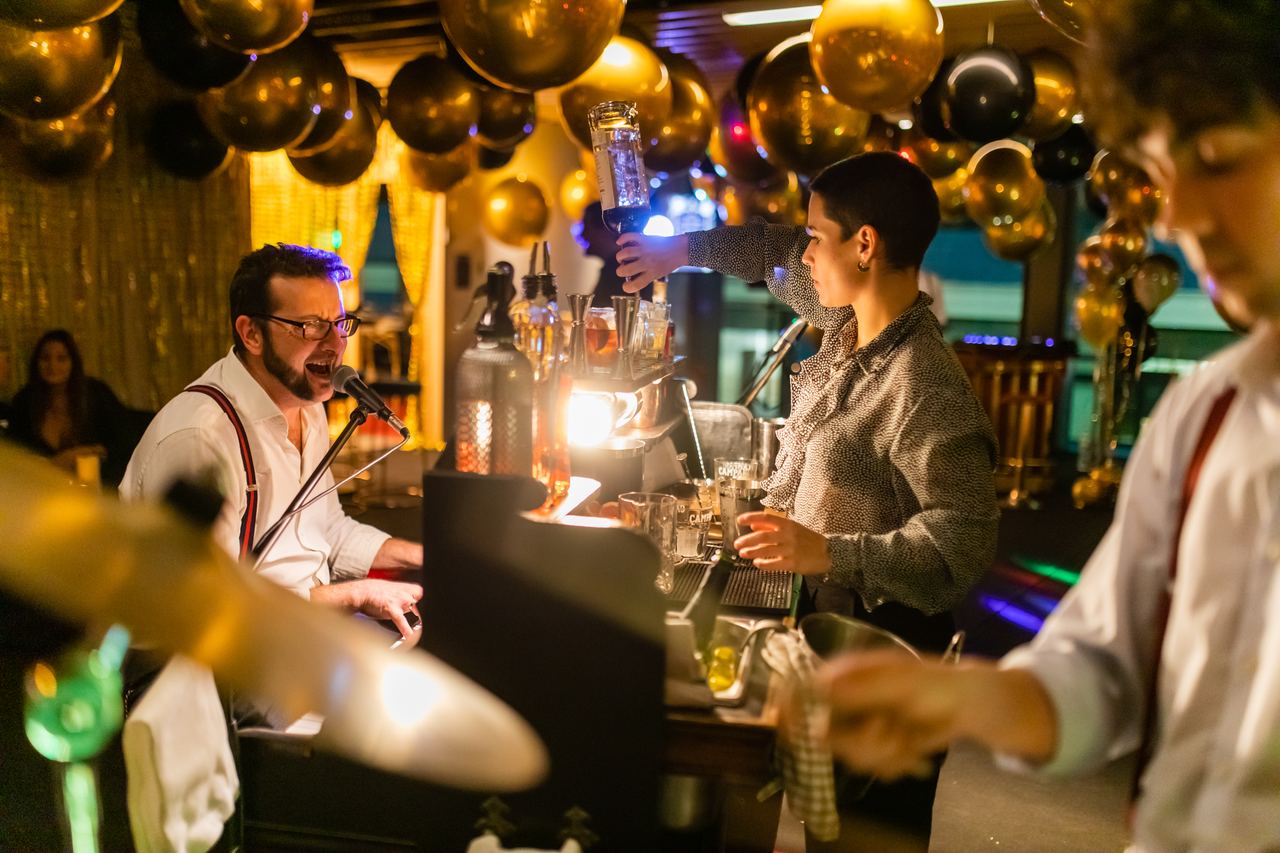 Escena de l'esdeveniment Zeptolab Gala Gatsby a Barcelona — producció Bacus Events