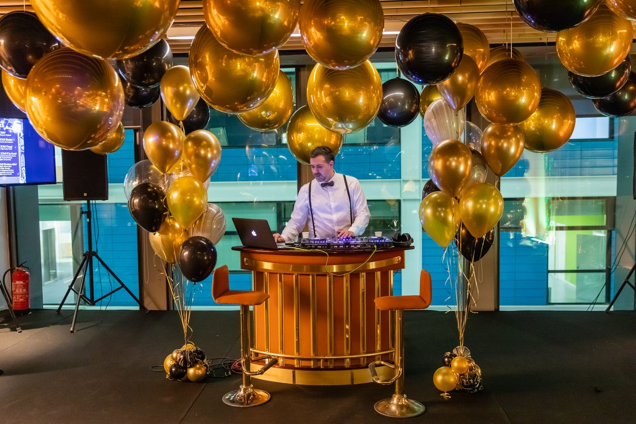 Escena de l'esdeveniment Zeptolab Gala Gatsby a Barcelona — producció Bacus Events