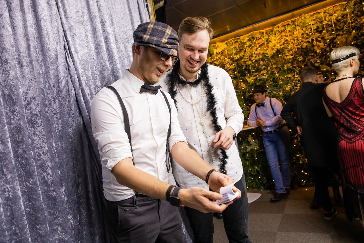 Escena de l'esdeveniment Zeptolab Gala Gatsby a Barcelona — producció Bacus Events