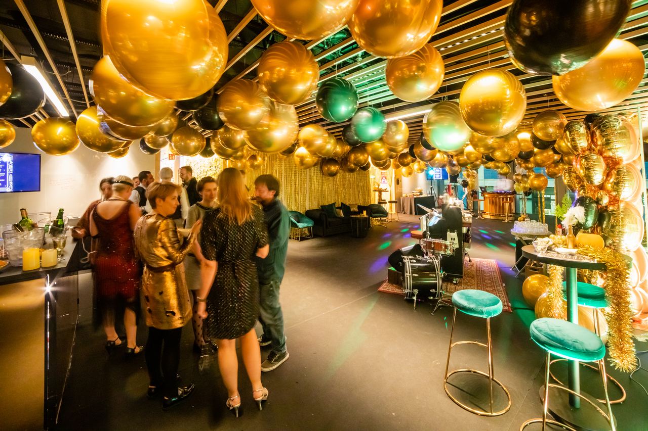 Escena de l'esdeveniment Zeptolab Gala Gatsby a Barcelona — producció Bacus Events